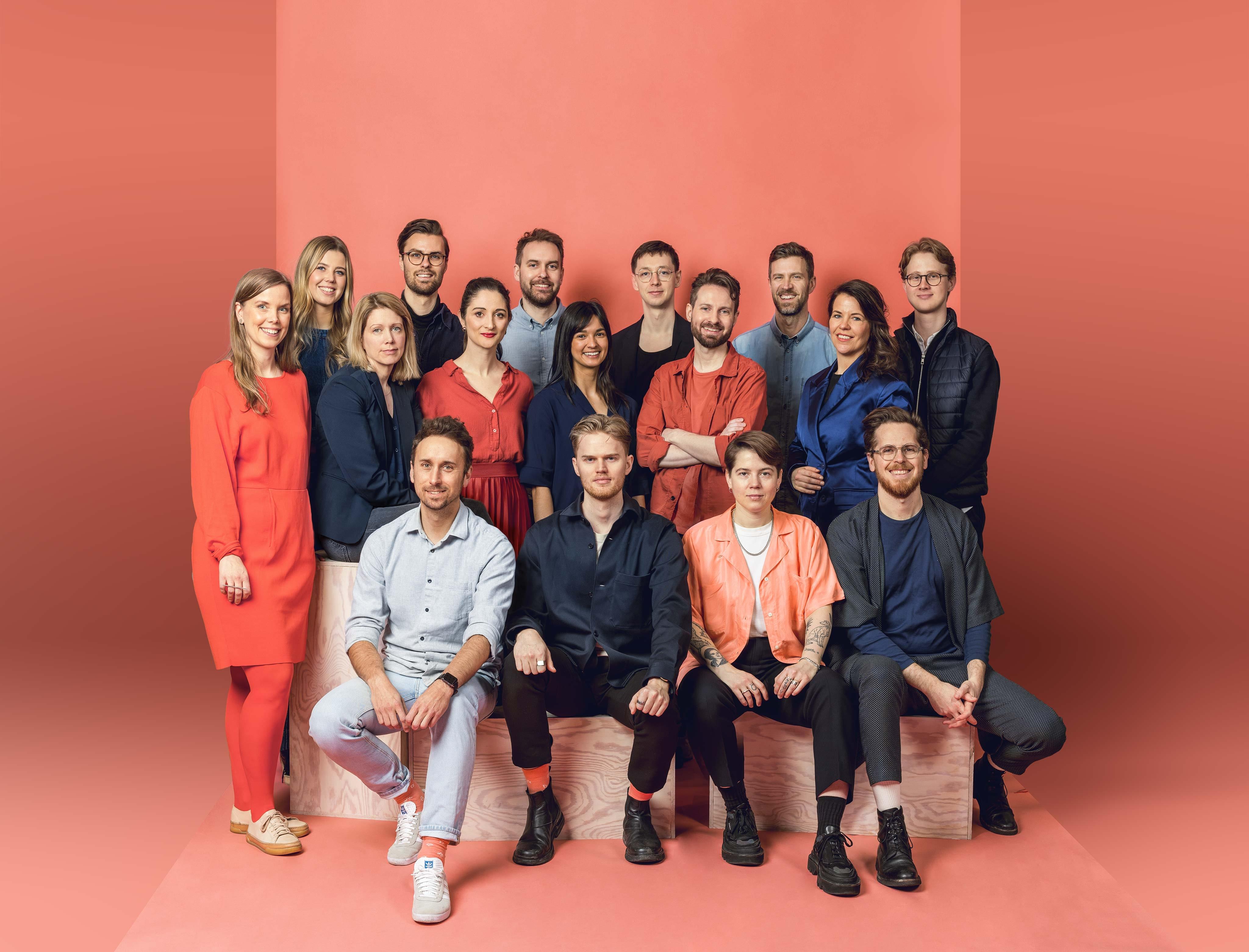 Group photo of Boid's employees