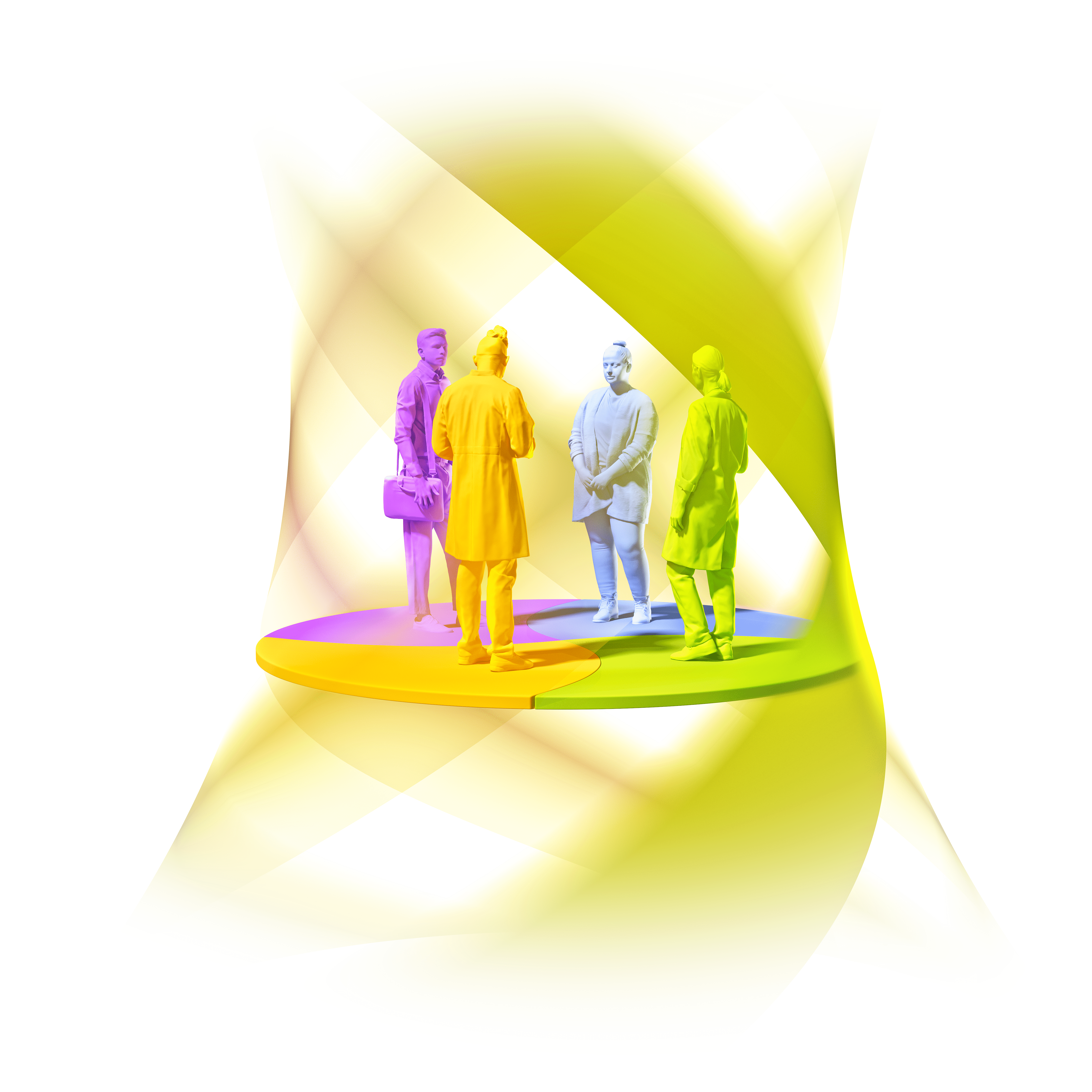 Person undergoing radiation treatment