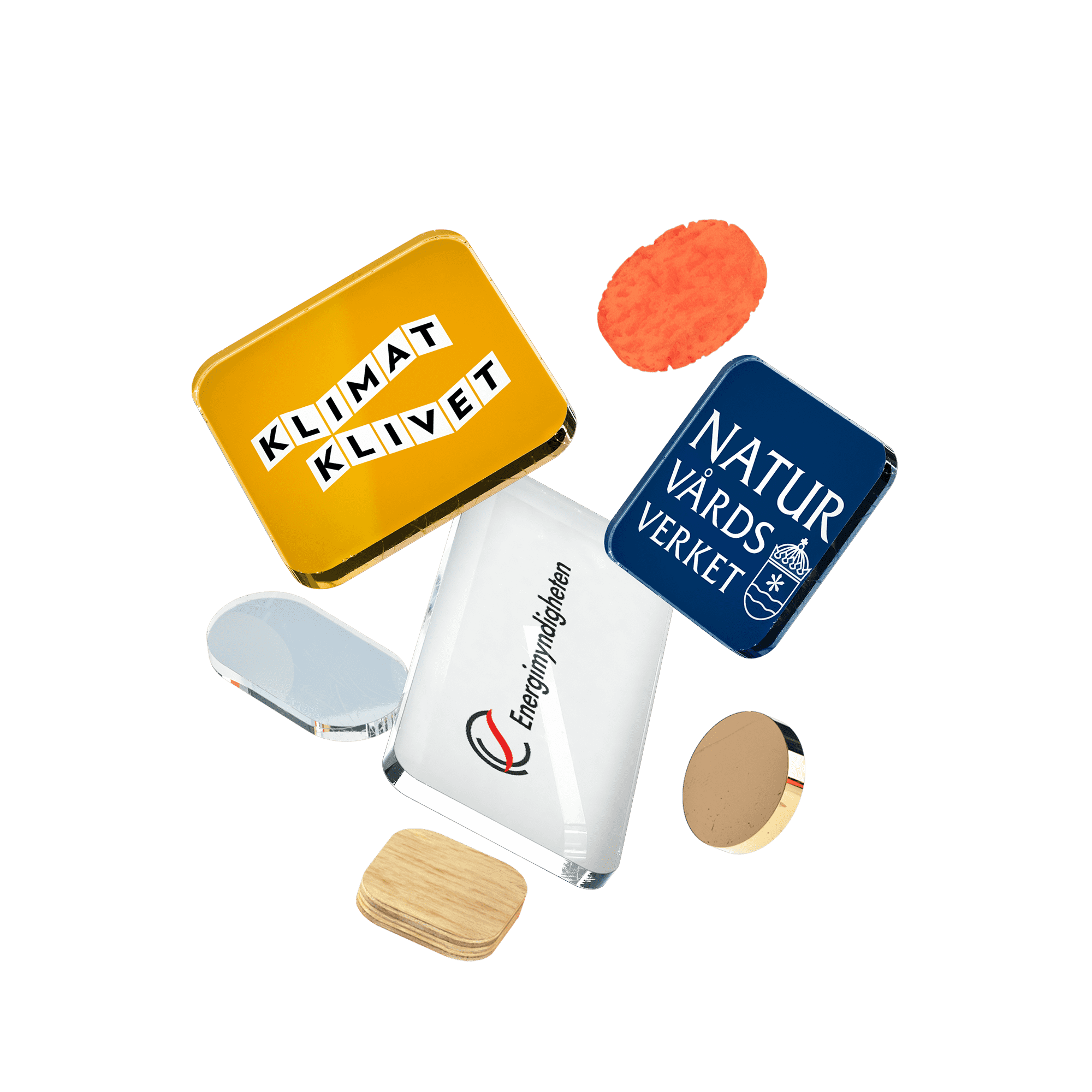 The logos for Klimatklivet, the Swedish Environmental Protection Agency and the Swedish Energy Agency.